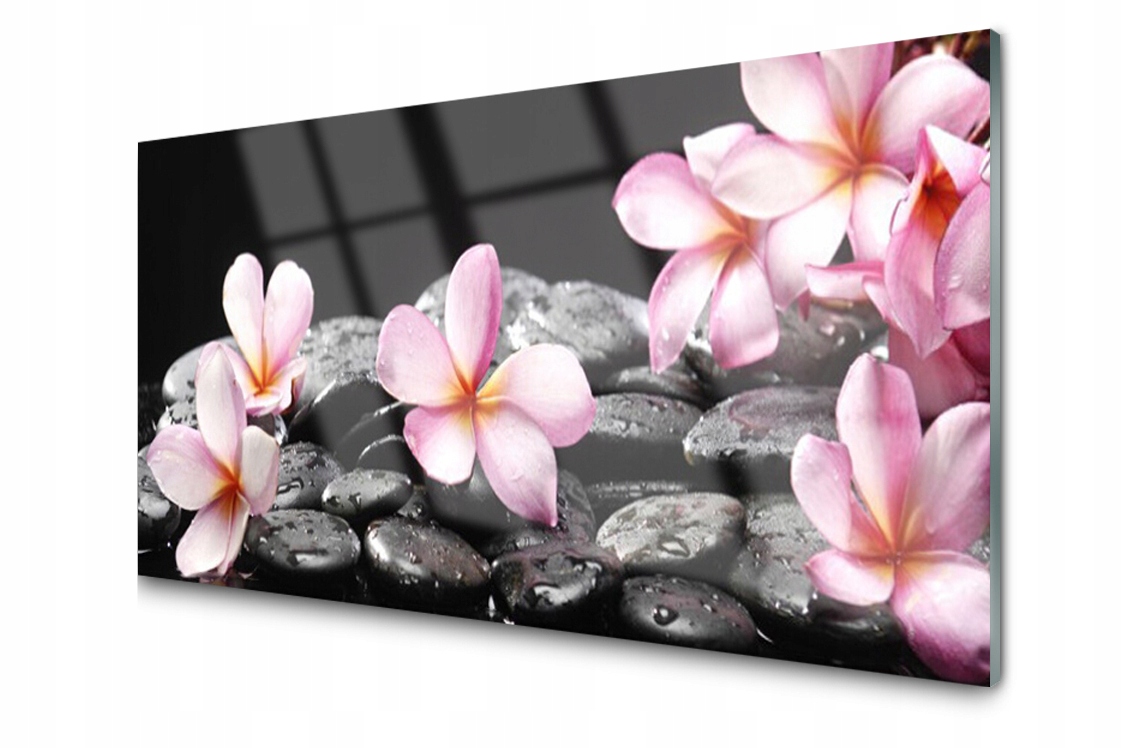 

Panel szklany Płytka Kwiat Roślina 120x60 + Klej