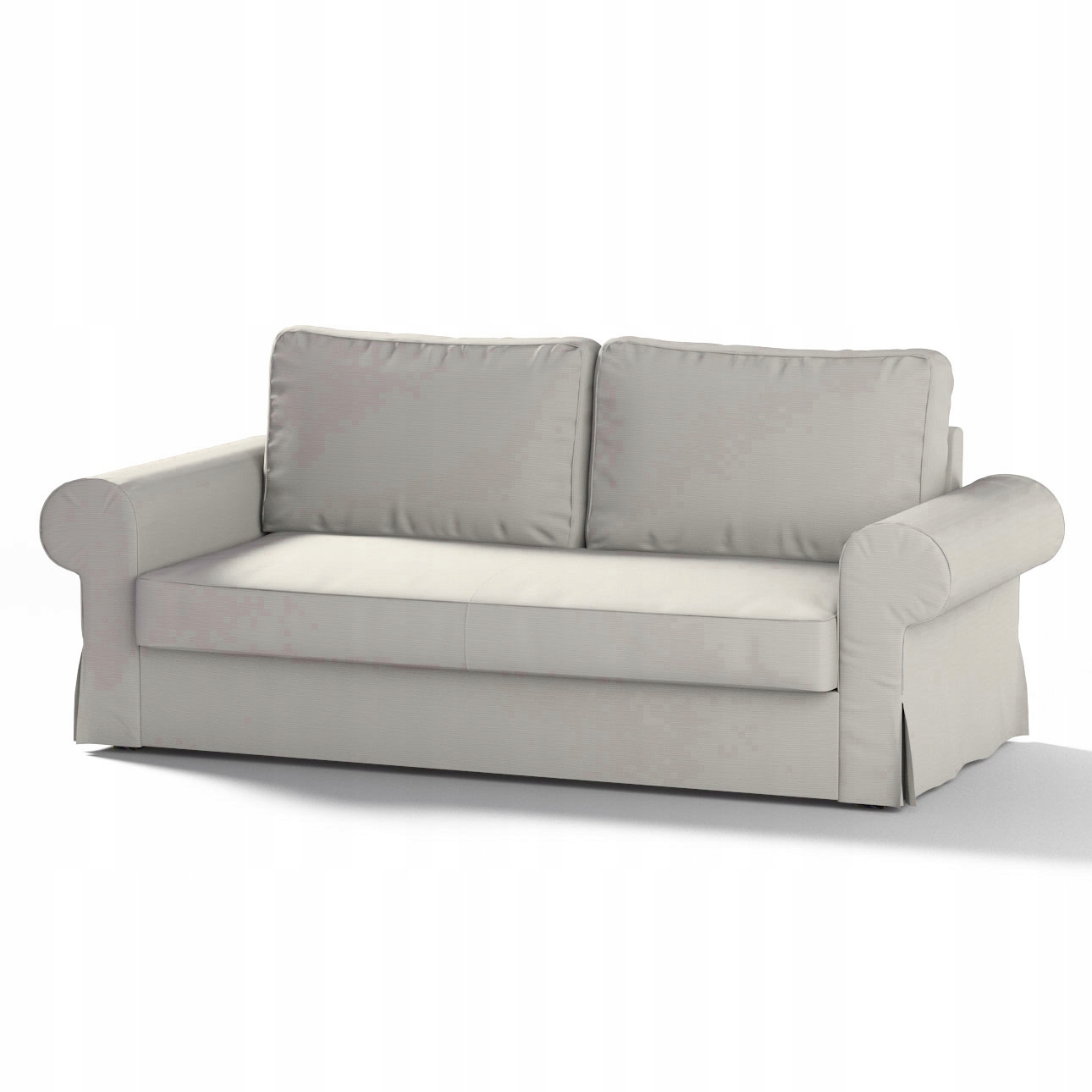 Dekoria potah na rozkládací pohovku Backabro pro 3 osoby Ikea šedý