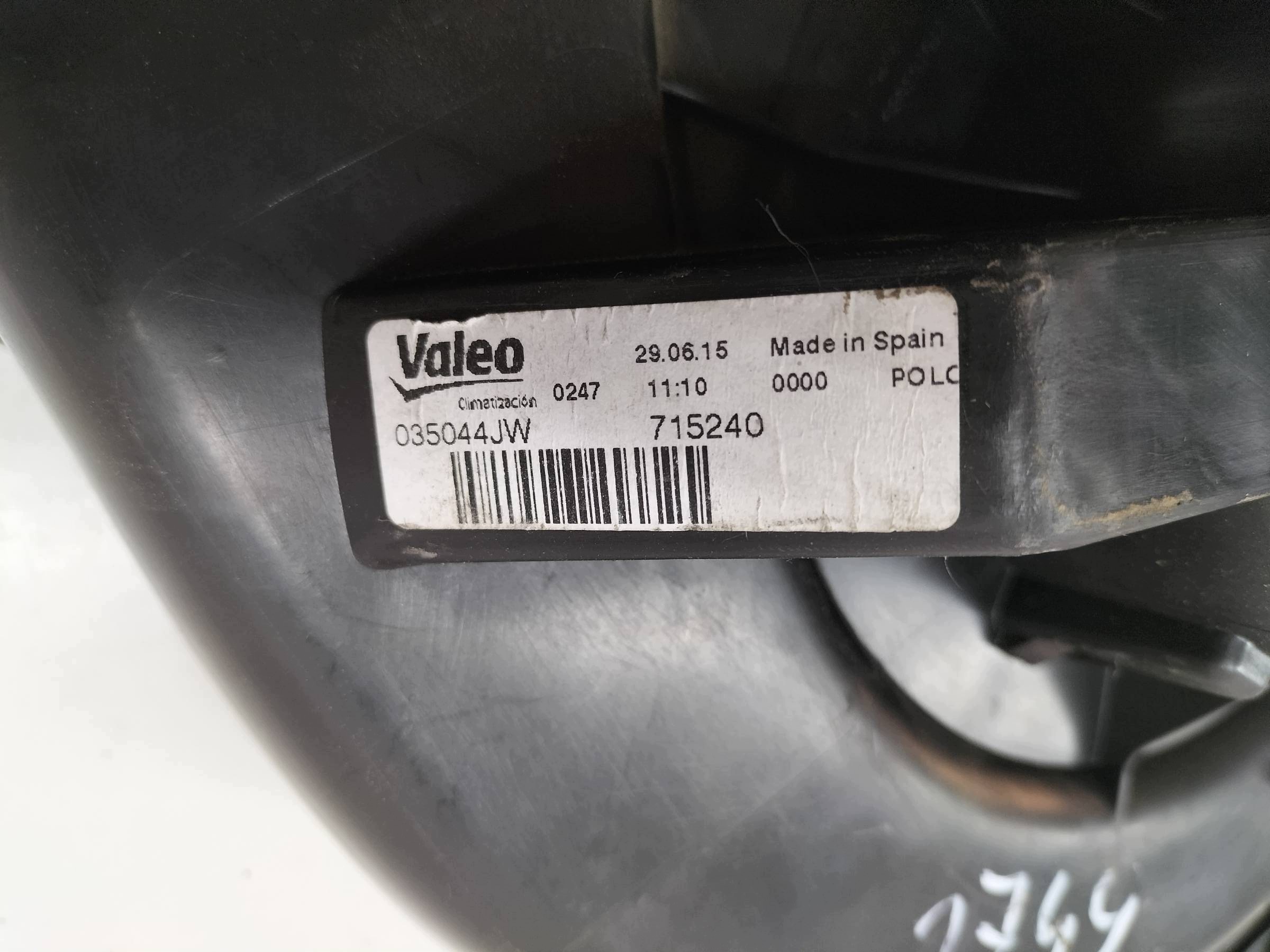 heating air conditioning devices EU 03544JW Seat Ibiza IV (2008-2017)