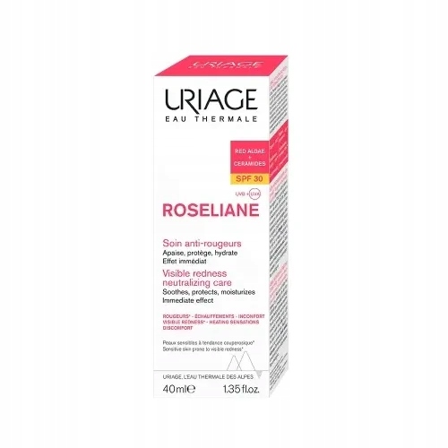 Uriage Roseliane Krem do cery naczynkowej SPF30, 40 ml