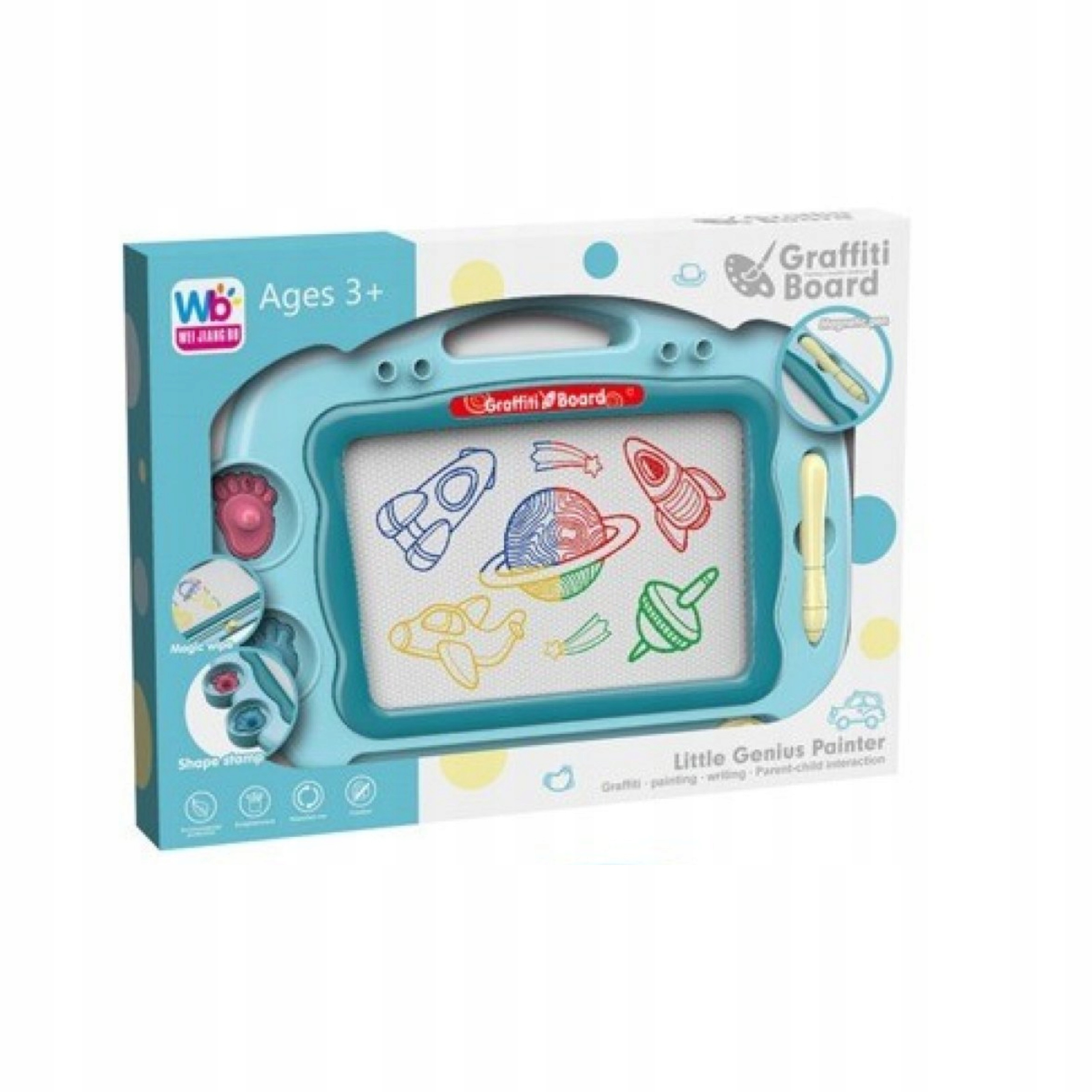 DUŻY ZNIKOPIS TABLICA DO RYSOWANIA UCHWYT 2091N Płeć chłopcy dziewczynki