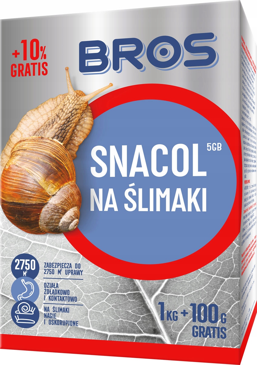 Proszek na mrówki Bros 1kg + Granulat na Ślimaki Snacol 3GB 1kg+100g EAN (GTIN) 5904517346635