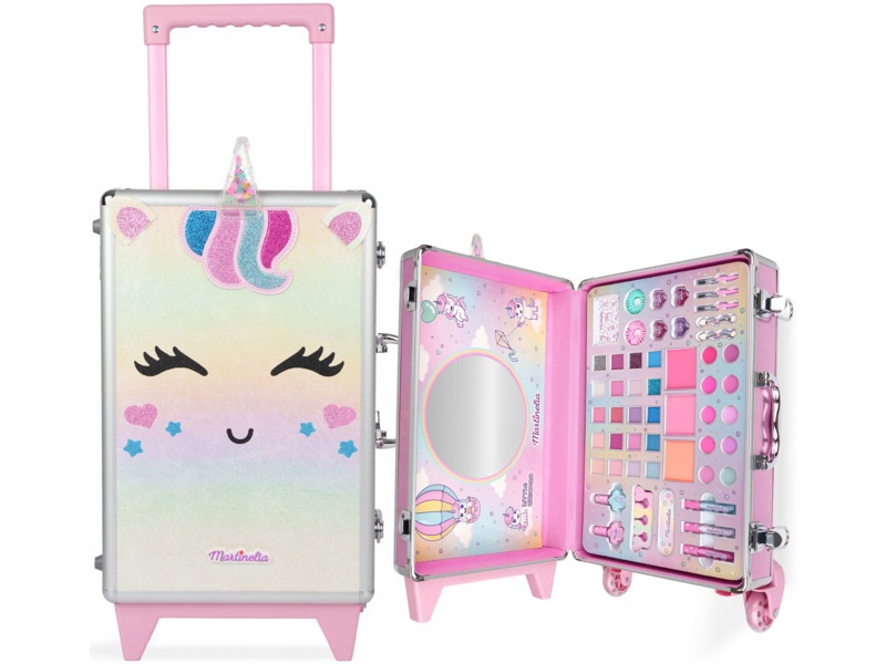Zabawka zestaw do makijażu Little Unicorn zestaw podręczny w walizce