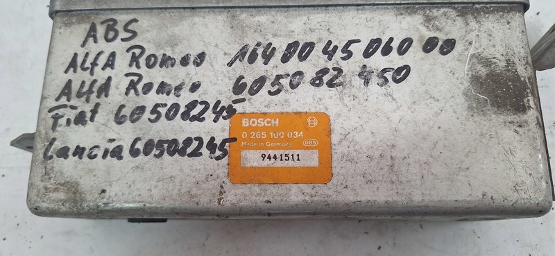 computer control unit ALFA ROMEO 164 0265100034