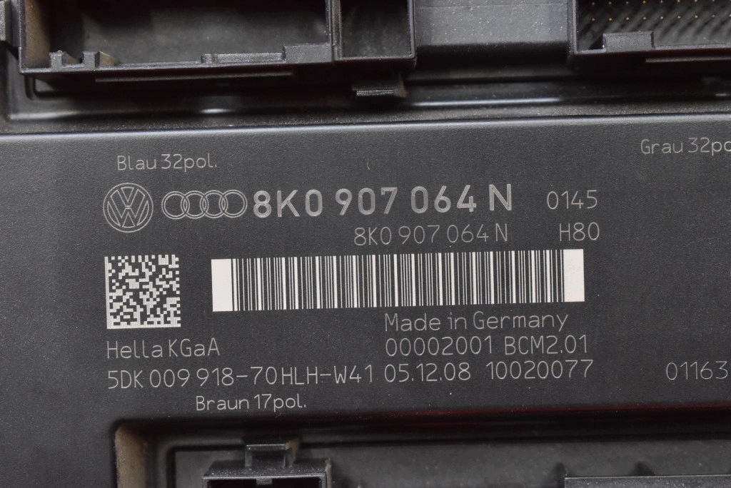 Unité commande confort 8K0907064N AUDI A4 B8 2.0 TDI 143 KM 07-11