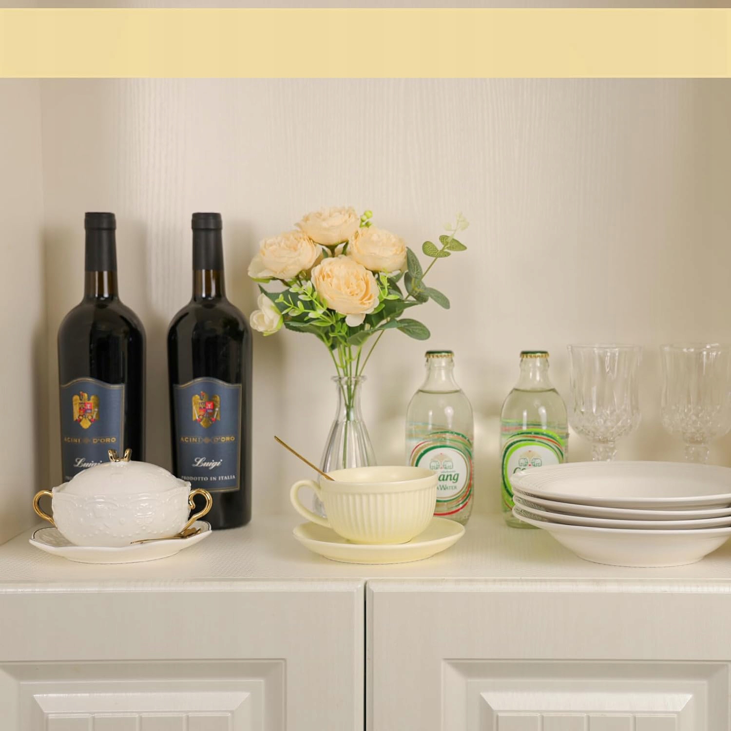 PRZEZROCZYSTA MATA ANTYPOŚLIZGOWA DO SZAFKI WODOODPORNA PODKŁADKA 60*500 CM Długość 500 cm