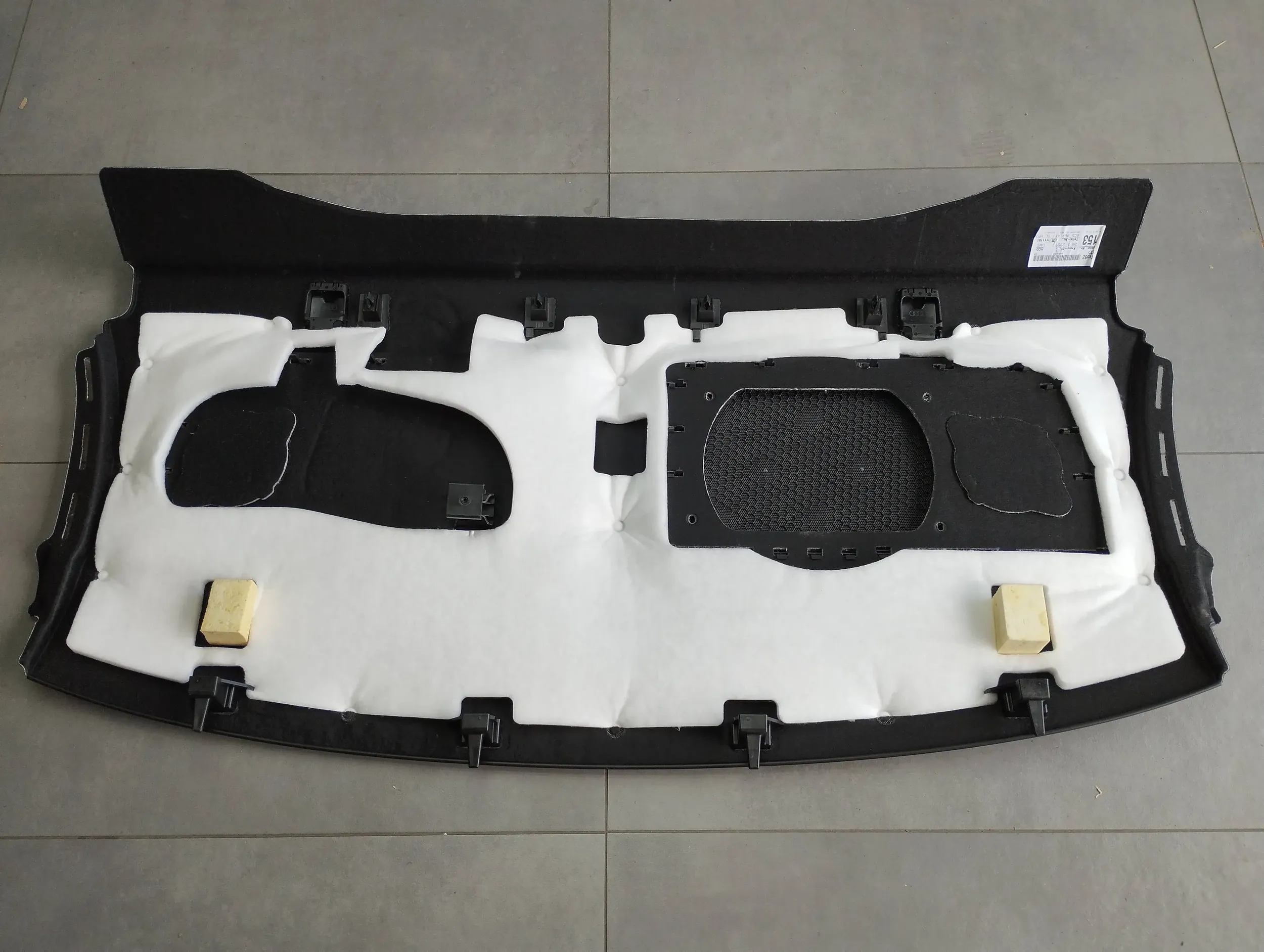 Audi A6 C7 4G sedan plato boot 4G5863411CL