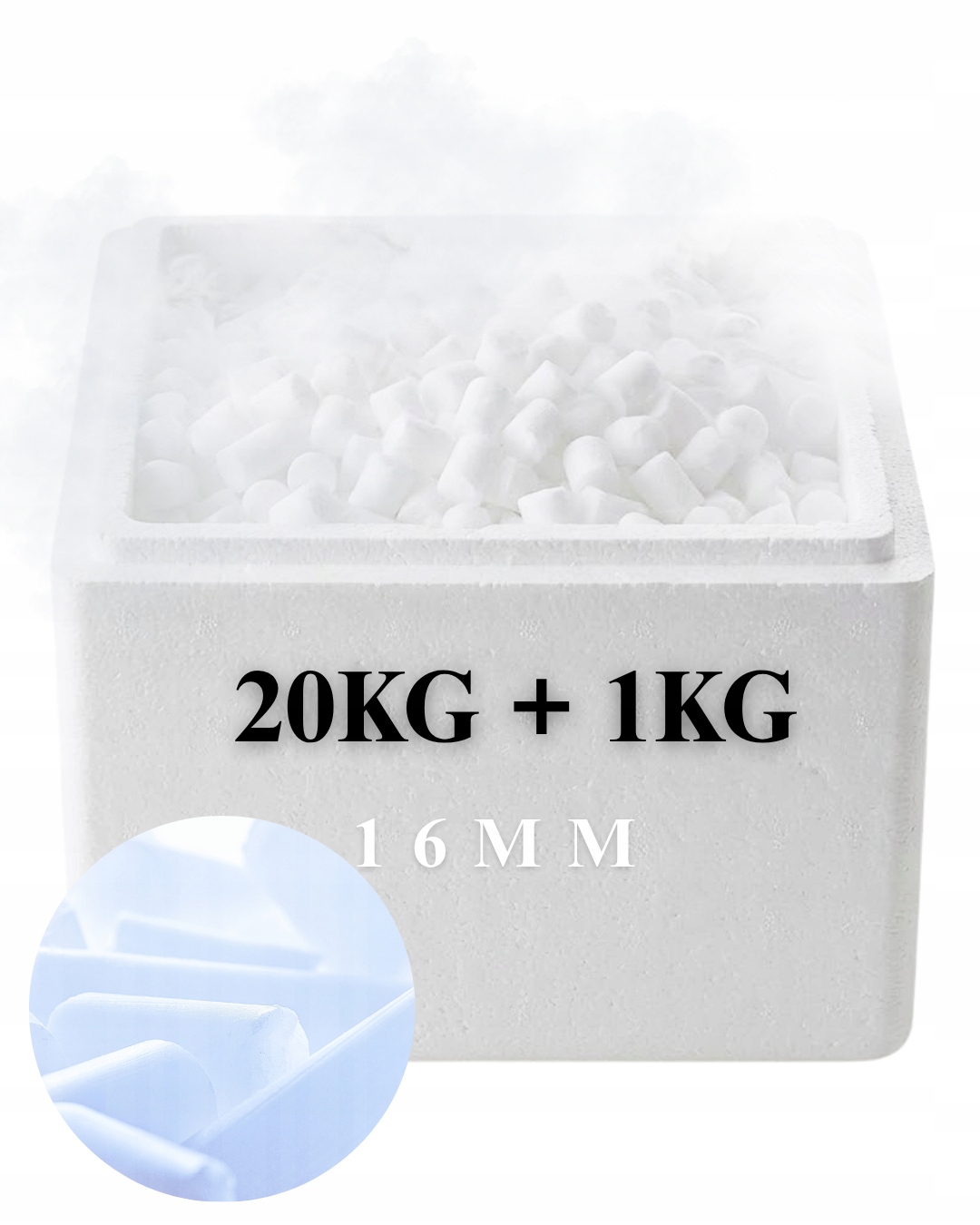 Suchy Lód Taniec W Chmurach Idealne WESELE16 MM 20 Kg 1KG Thermobox