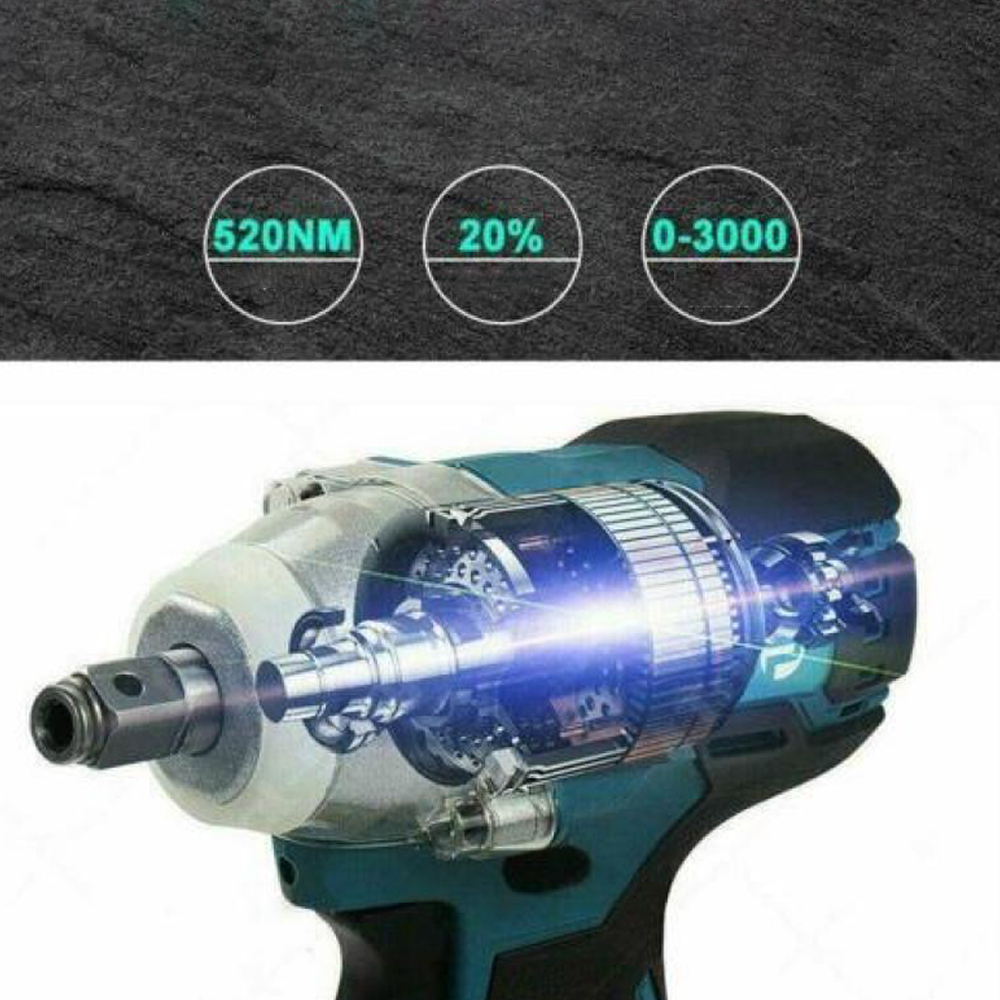 BEZSZCZOTKOWY KLUCZ UDAROWY ZE ŚWIATŁEM ROBOCZYM LED 3 W 1 EAN (GTIN) 0886545191454