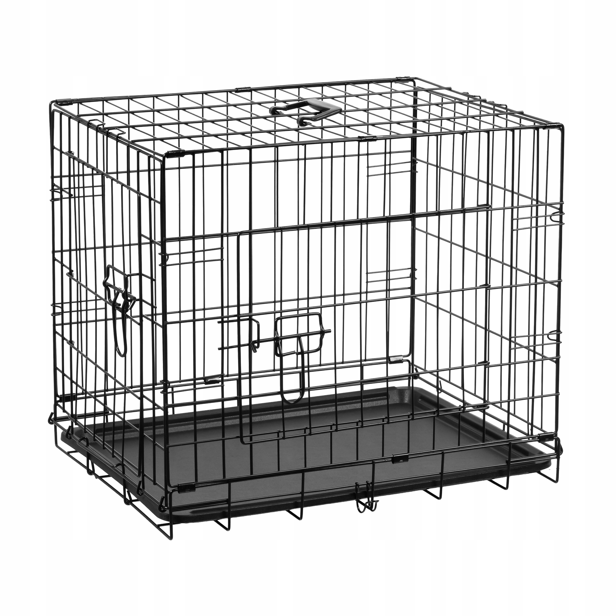 Kotec pro psa do domu, přepravní, kovová, M, klec na kanál Rebel