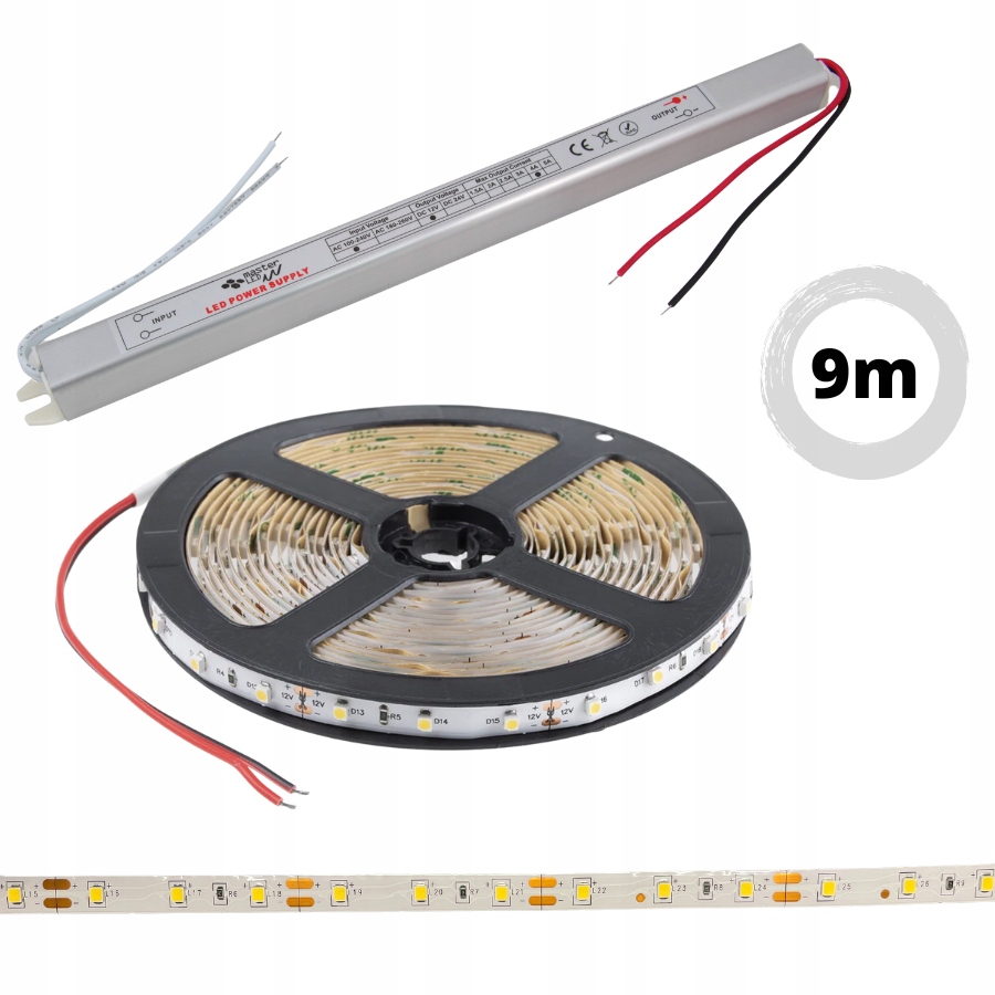 Set 9 m Led páska Premium neutrální bílá 12 V