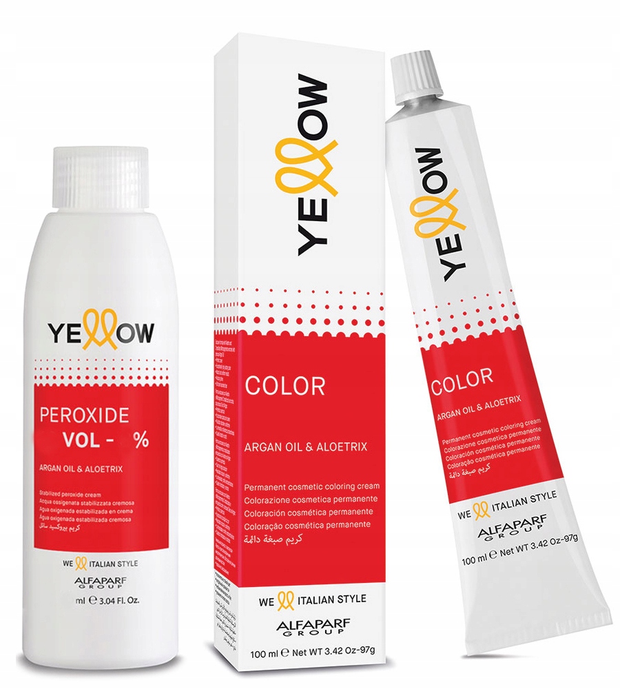 

Alfaparf Farba Yellow 100 ml Oksydant 150 ml