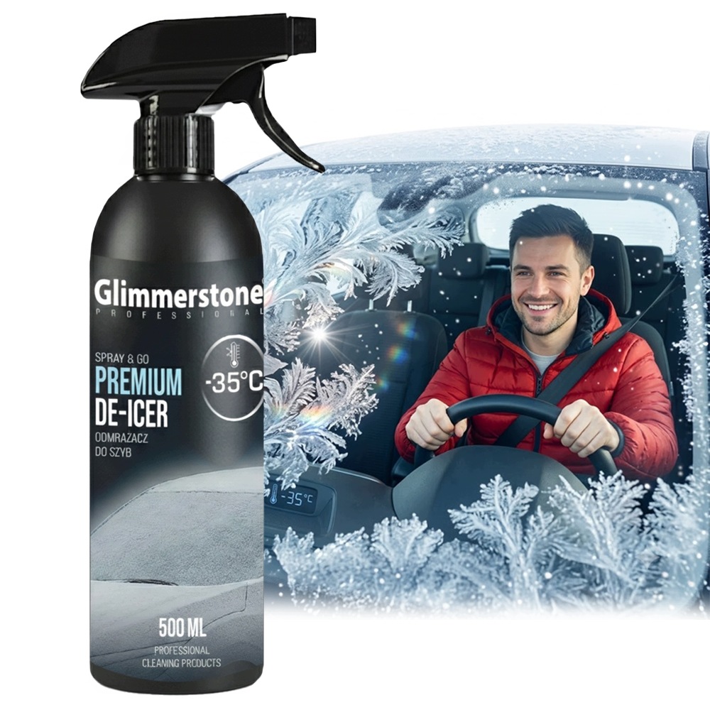 Glimmerstone Szybki Odmrażacz do Lusterek Szyb Zamków -35C Atomizer 500ml