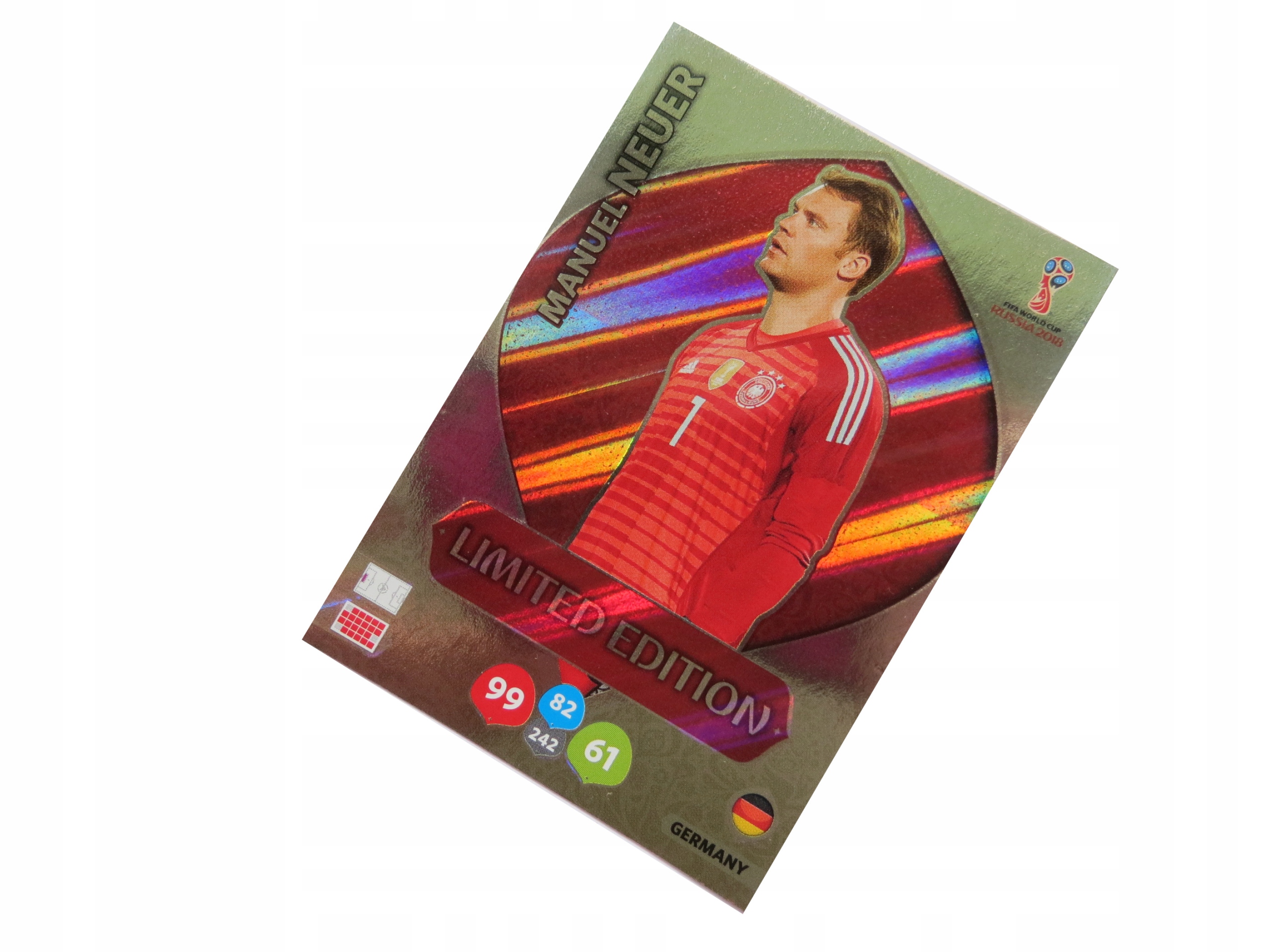 Panini Fifa World Cup Russia 2018 Karty Piłkarskie Limited Manuel Neuer