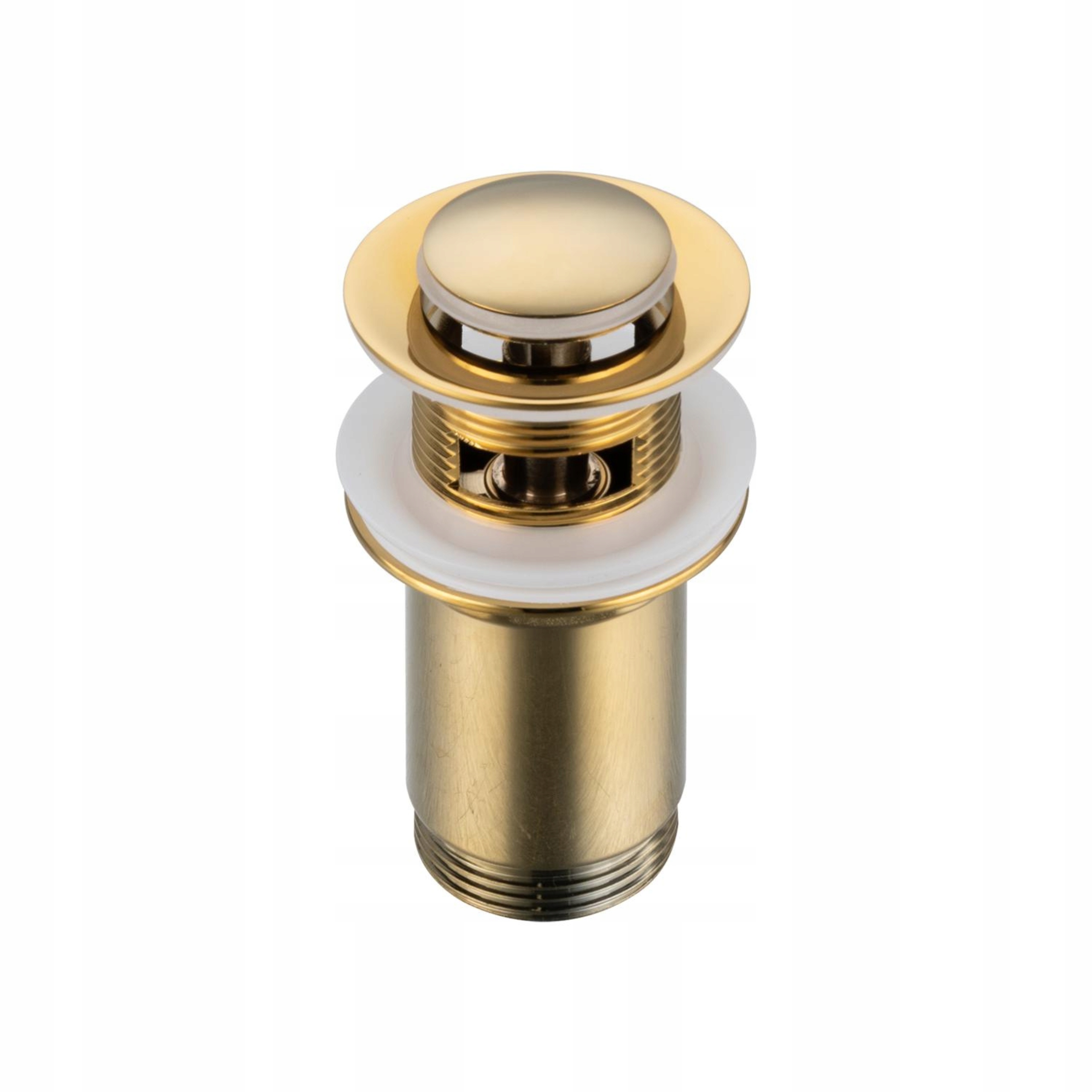 Korek klik-klak umywalkowy Balneo z przelewem złoty