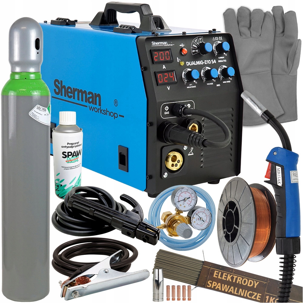 Сварочный аппарат MIGOMAT SHERMAN 3в1 MMA TIG MIG MAG