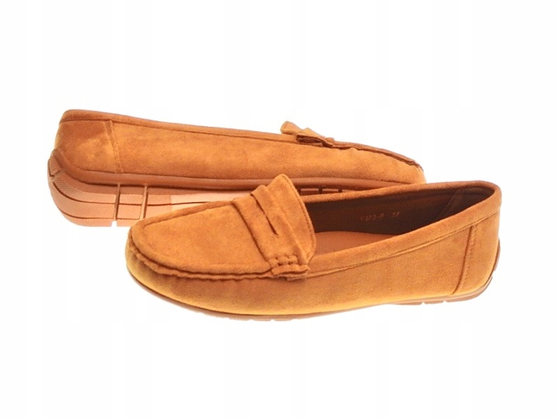 DAMSKIE ZAMSZOWE MOKASYNY Camel r.41 Rozmiar 41
