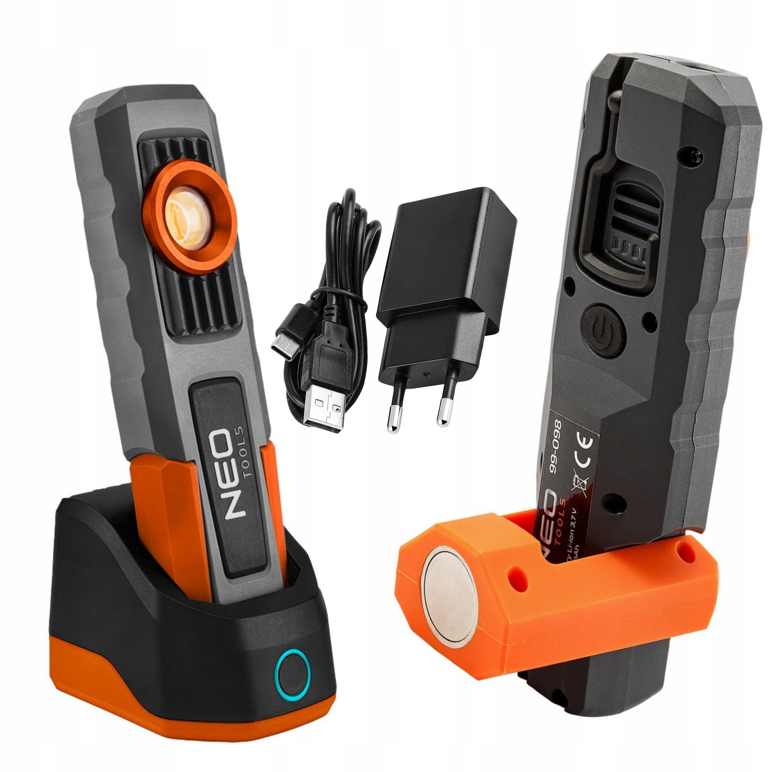 Neo Lampa Na Výber Farieb 2v1 Nabíjačka 390LM Pre Lakovačky
