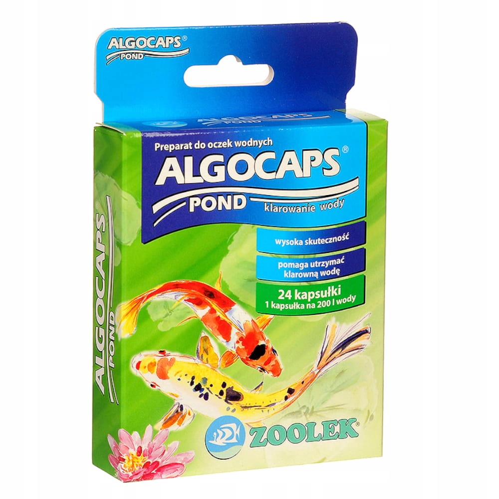 Zoolek Algocaps POND 24 tabletki zwalcza glony antyglon do oczka wodnego Kod producenta 5355