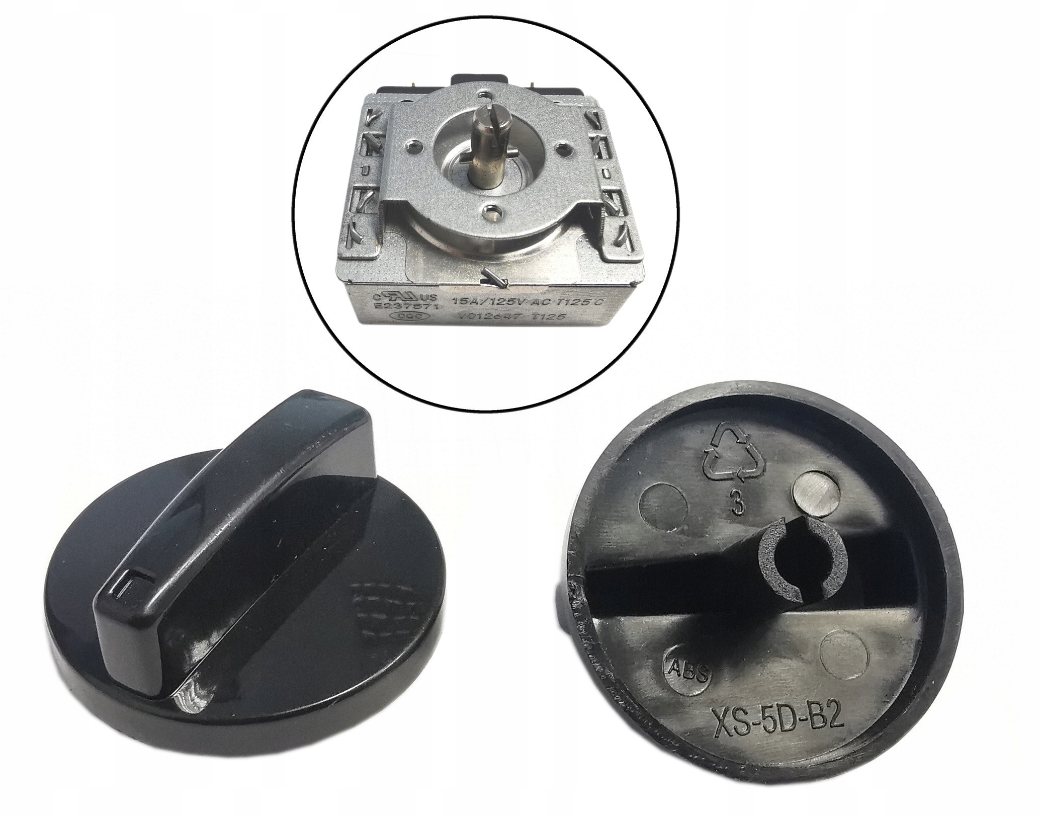 GAŁKA DO WYŁĄCZNIKÓW CZASOWYCH Z OSIĄ PRZECIĘTĄ