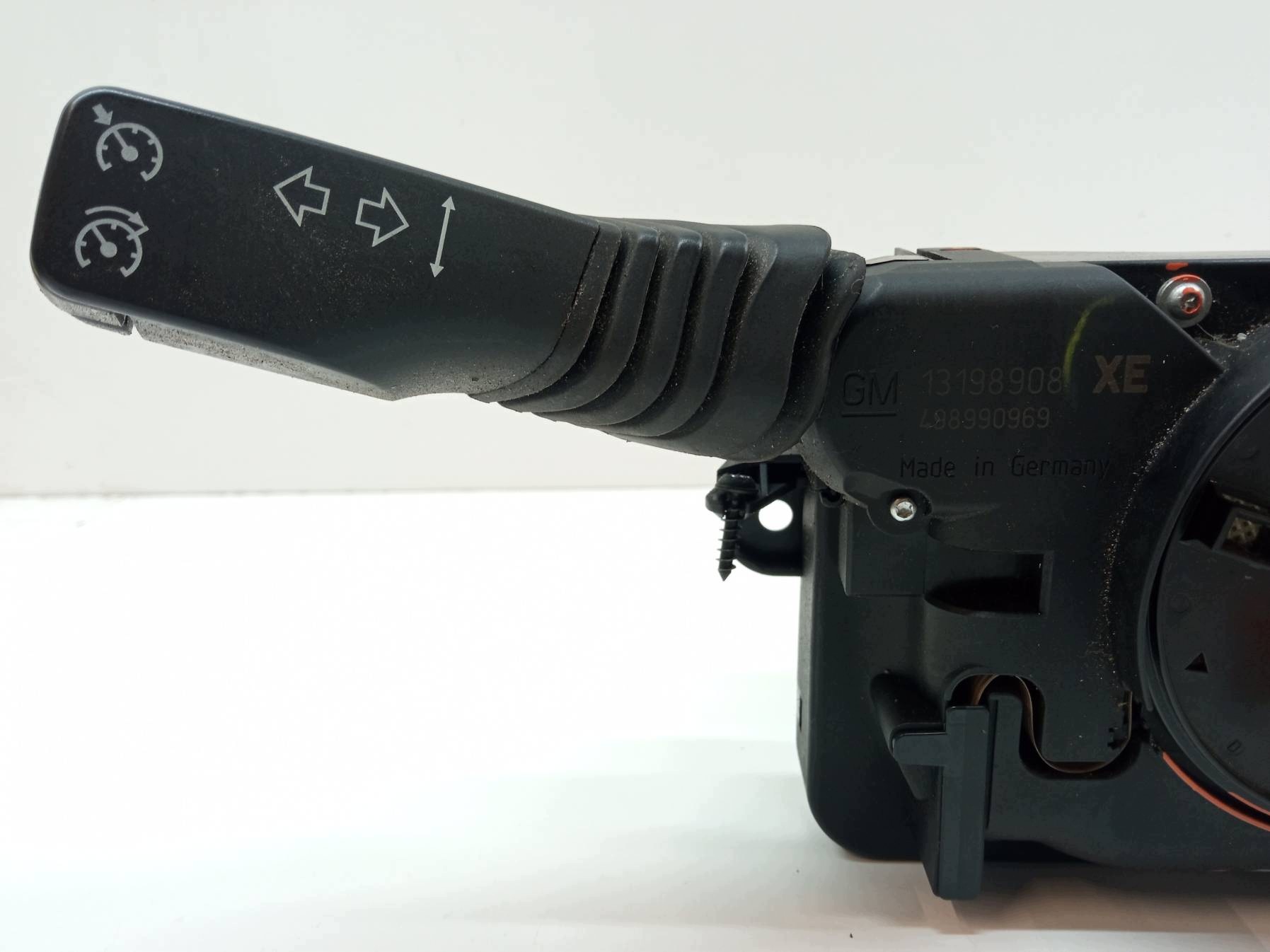 commande levier commodo sous volant allumage clé 13198908 Opel Astra III H
