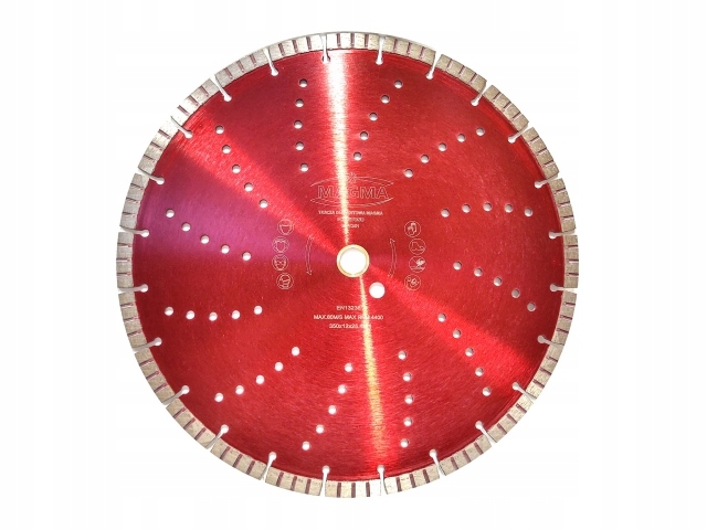 Tarcza diamentowa do cięcia betonu 350 x 20 mm Mst 350 granit 14" Magma