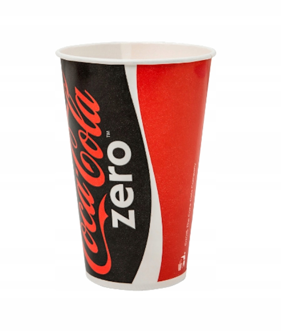 

Kubki Papierowe Coca Cola 400ml Do Napojów 50 szt.