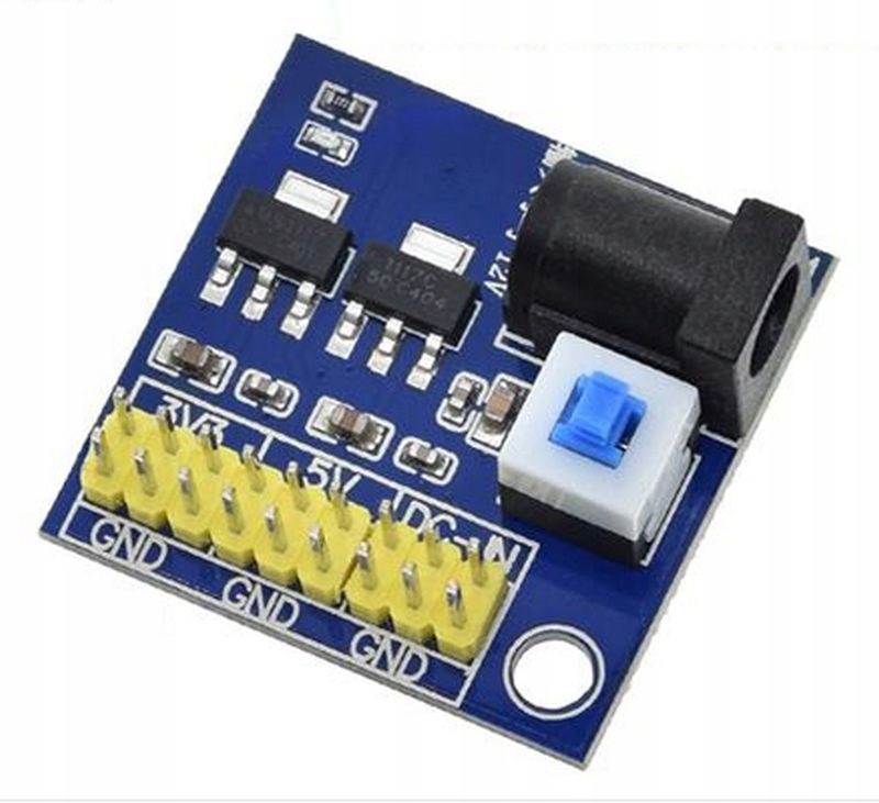 MODUŁ ZASILANIA DO PŁYTEK PROTOTYPOWYCH ARDUINO DC-DC 12V NA 3.3V 5V