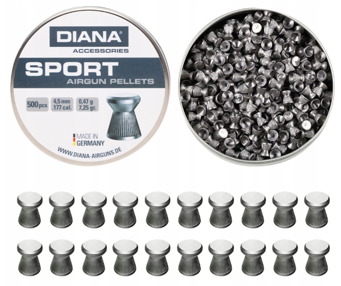 Śrut 4,5 mm Diana Sport 500 sztuk tarczowy Diana Sport