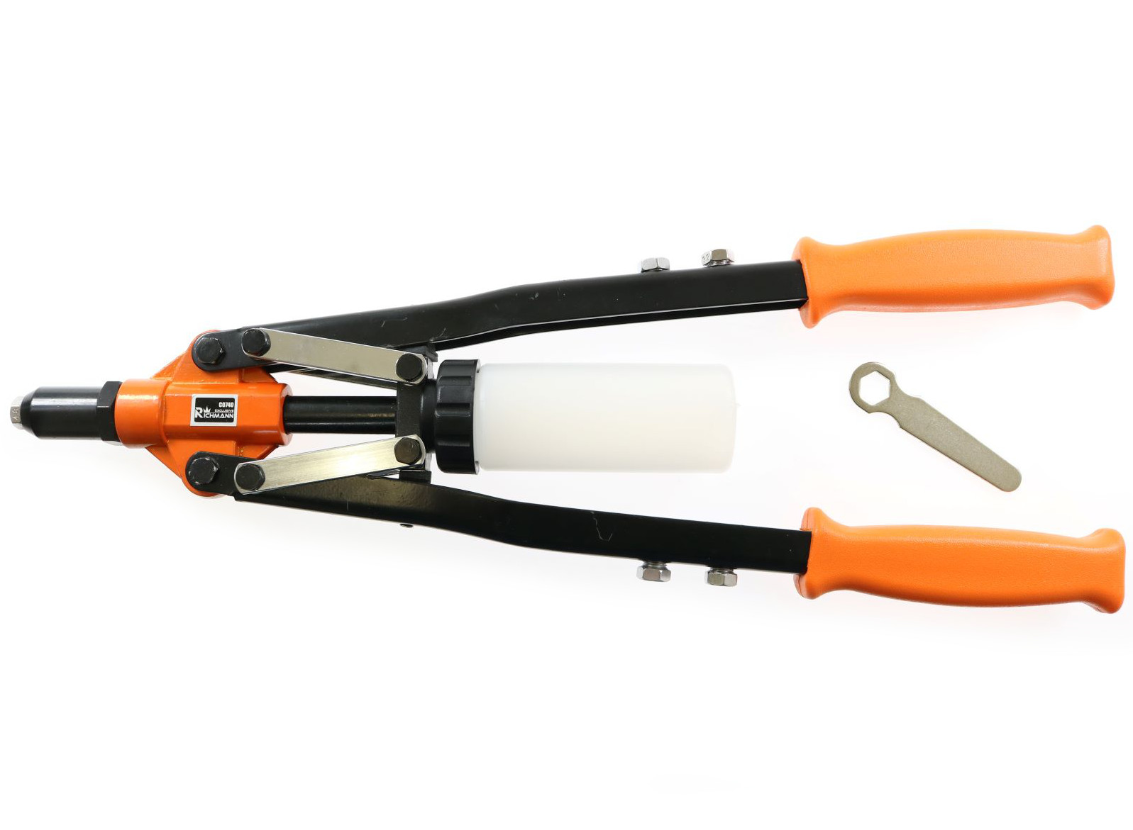 ZESTAW NITOWNICA NOŻYCOWA 450MM ZBIORNIK + NITY Zasilanie ręczne