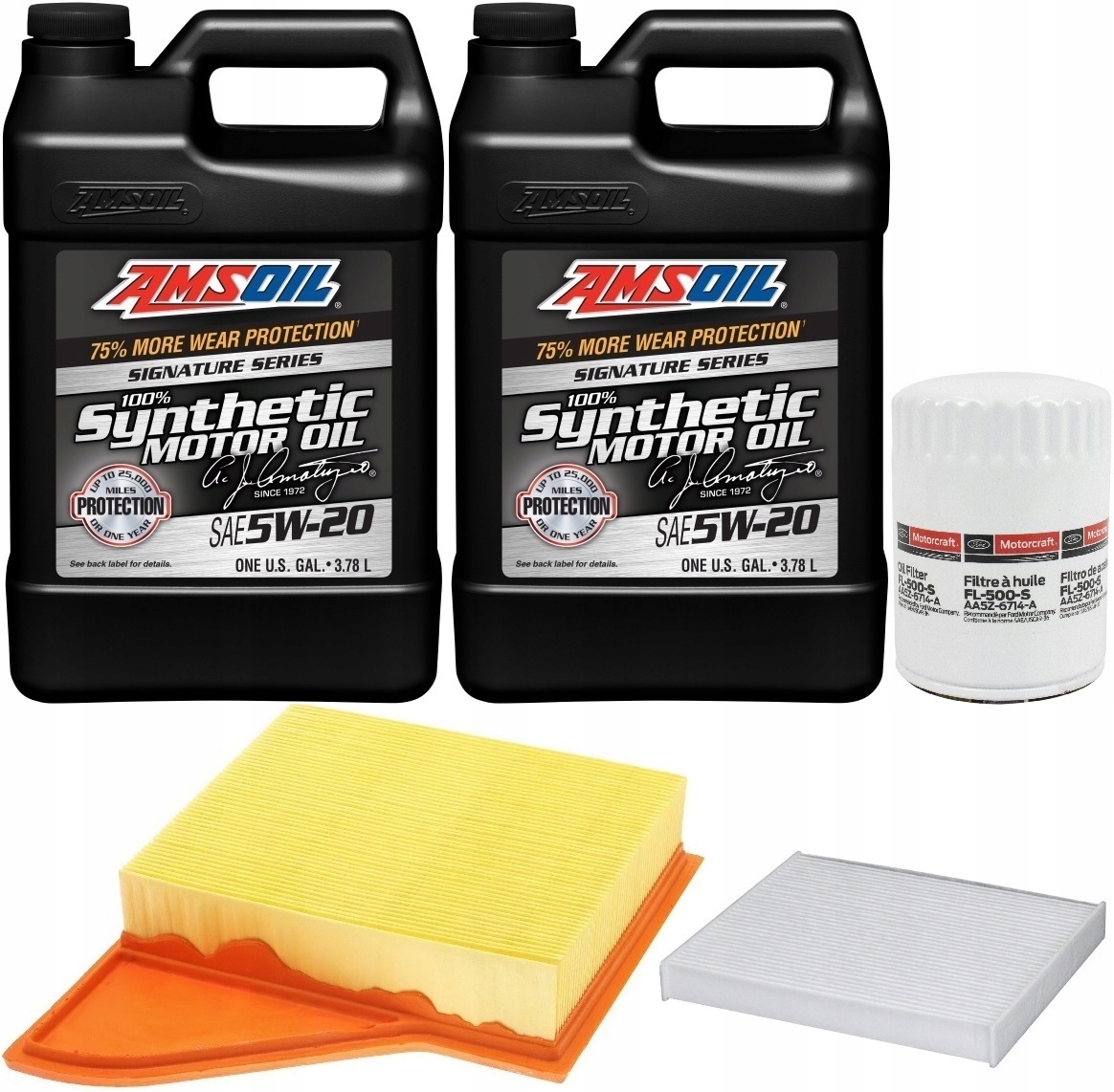 AMSOIL 5W20 + FILTRY FORD MUSTANG 5,0 11-14