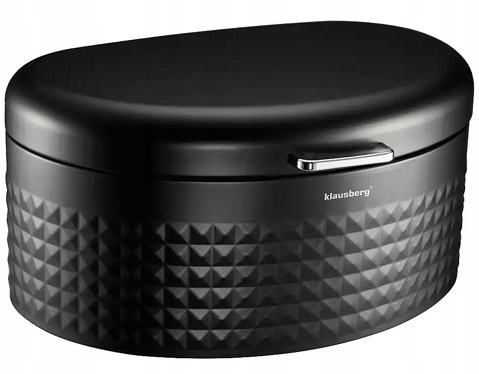 

Chlebak Pojemnik Chleb Bułki Czarny Diamond Duży