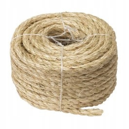 Sisalová šňůra 15 m 10 mm agáve, odolná