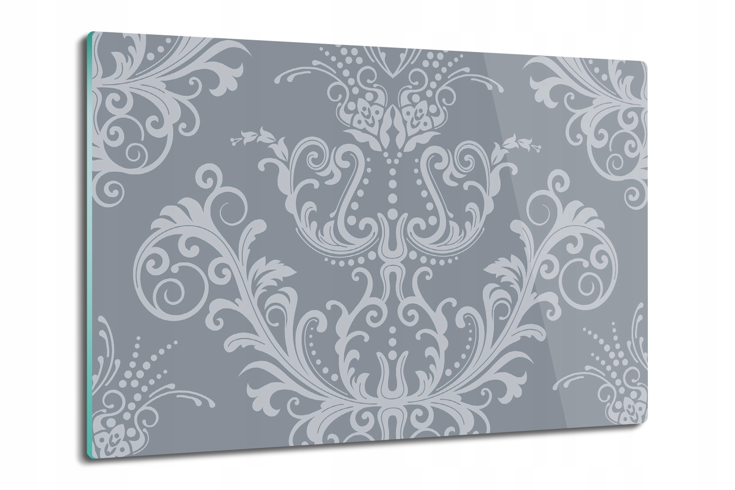 na krájení deska podložka Ornament stříbro 80x52