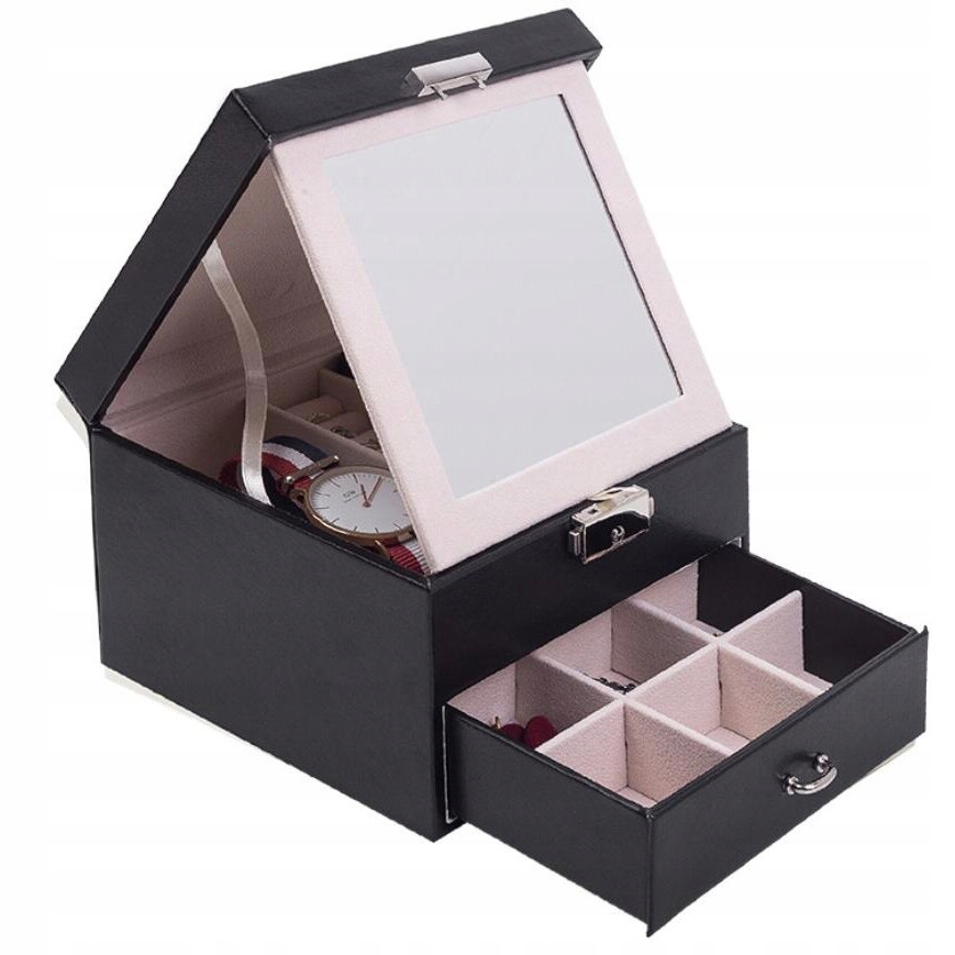 

Szkatułka Pudełko Organizer Na Biżuterię Etui C12