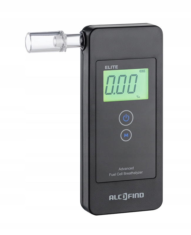 Alkomat AlcoFind Elite kalibracje pokrowiec
