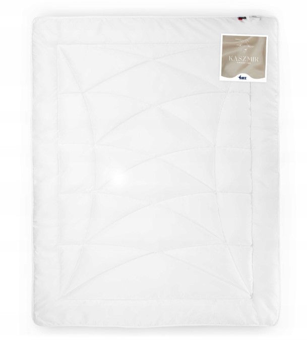Prikrývka Kaszmir Gold celoročná, prírodná hypoalergénna vlna 155x200 Amz