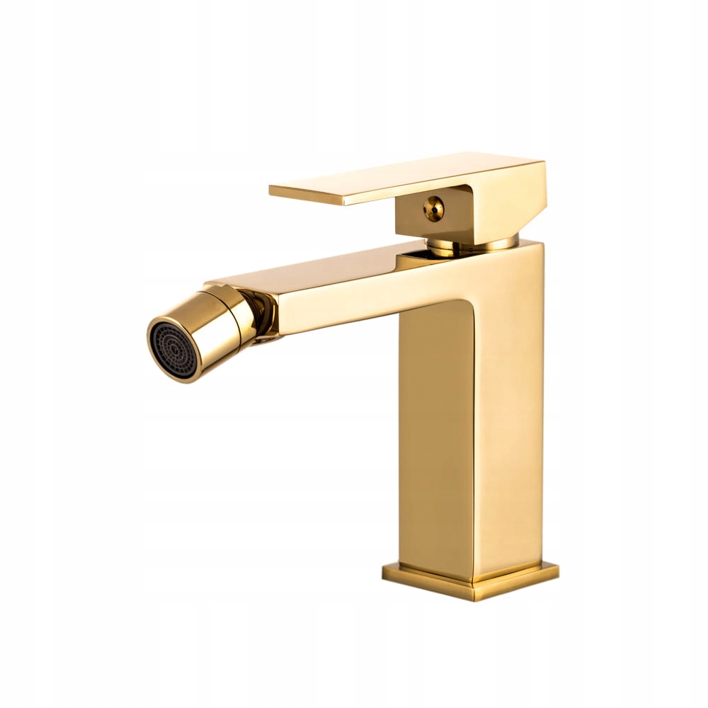 Bidetová batéria Cube Zlatá štvorcová Gamma