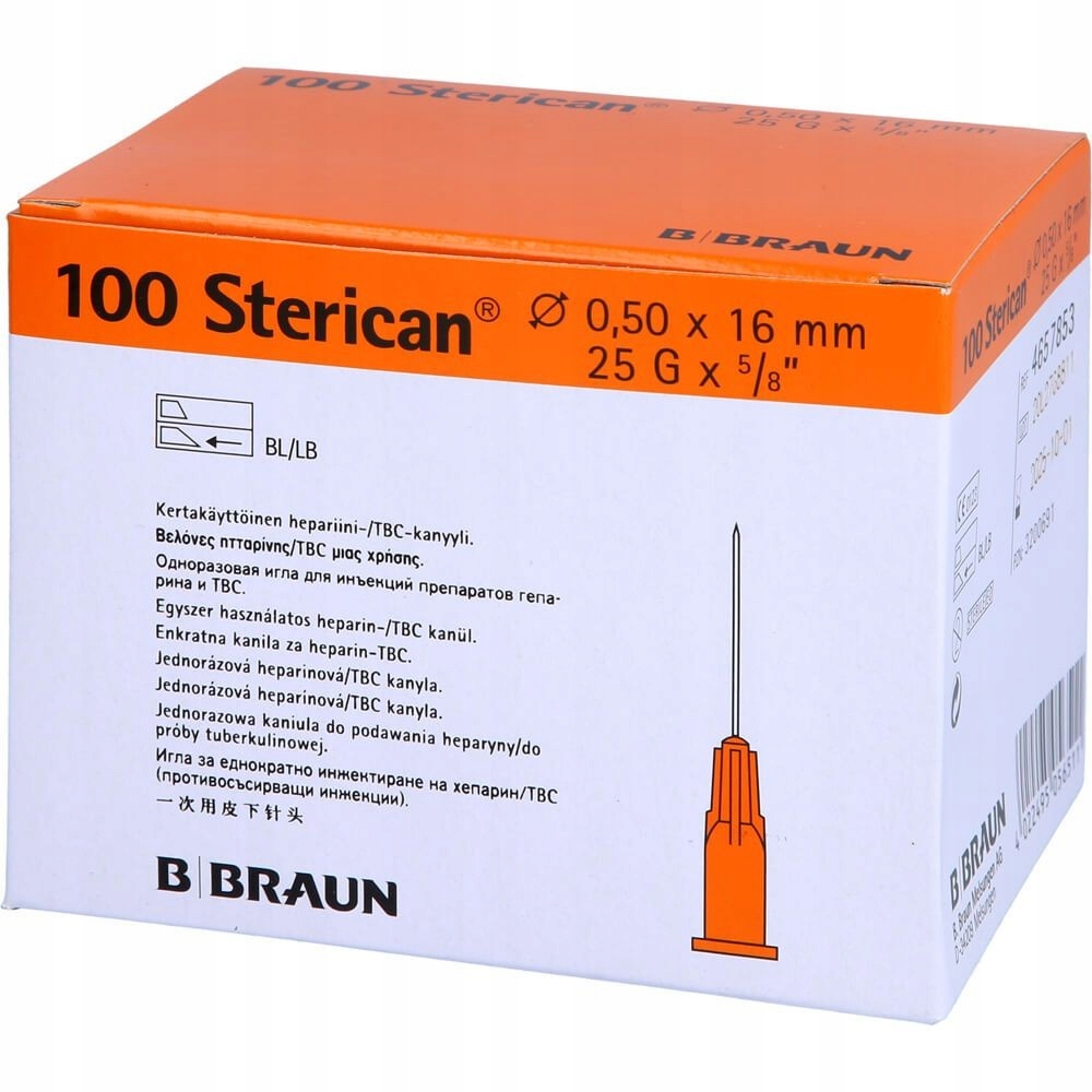 

Braun Sterican Igły iniekcyjne 0.5x16mm 25G 100szt