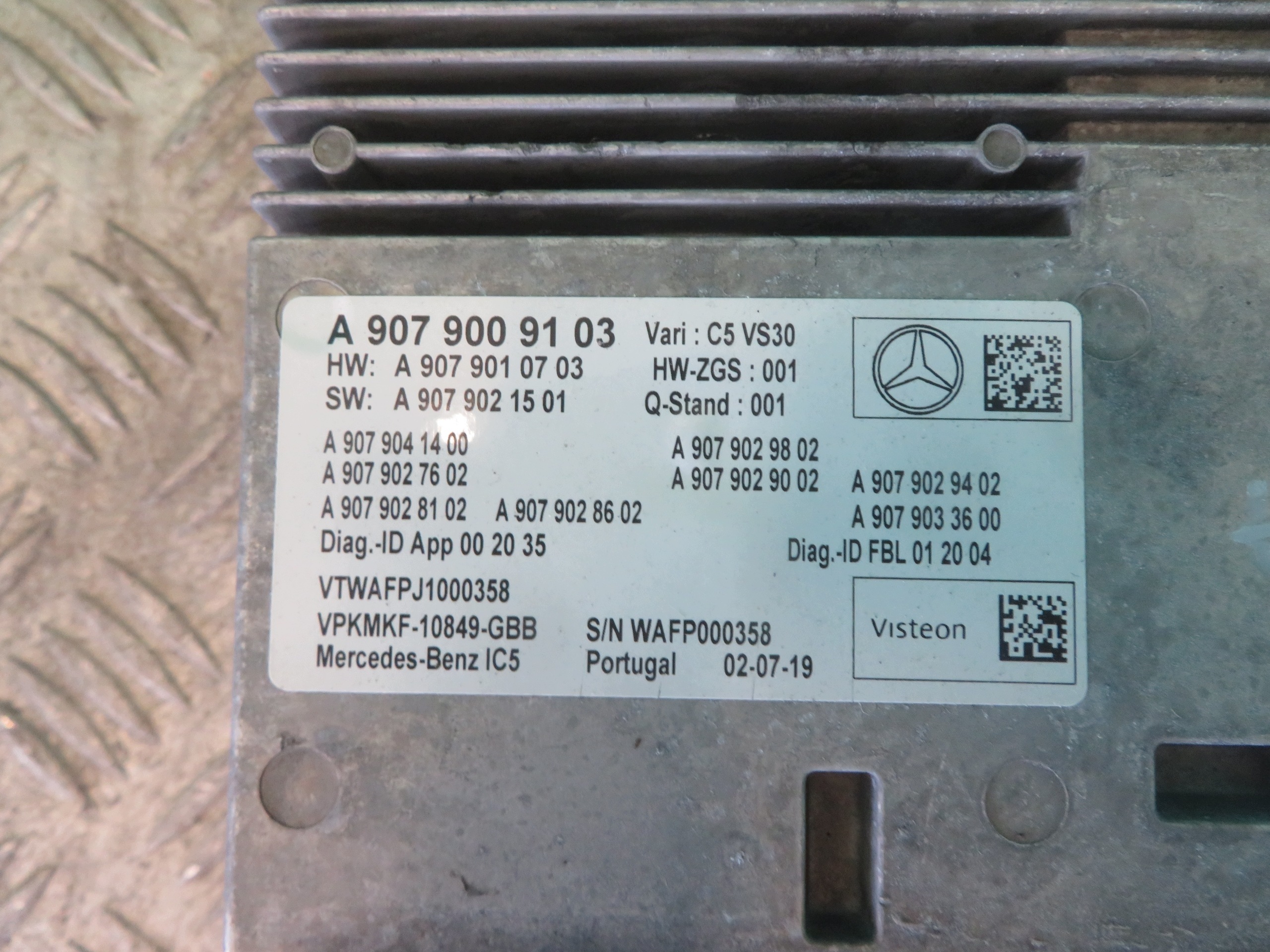 PANEL RADIA Module MERCEDES SPRINTER 19R A9079009103