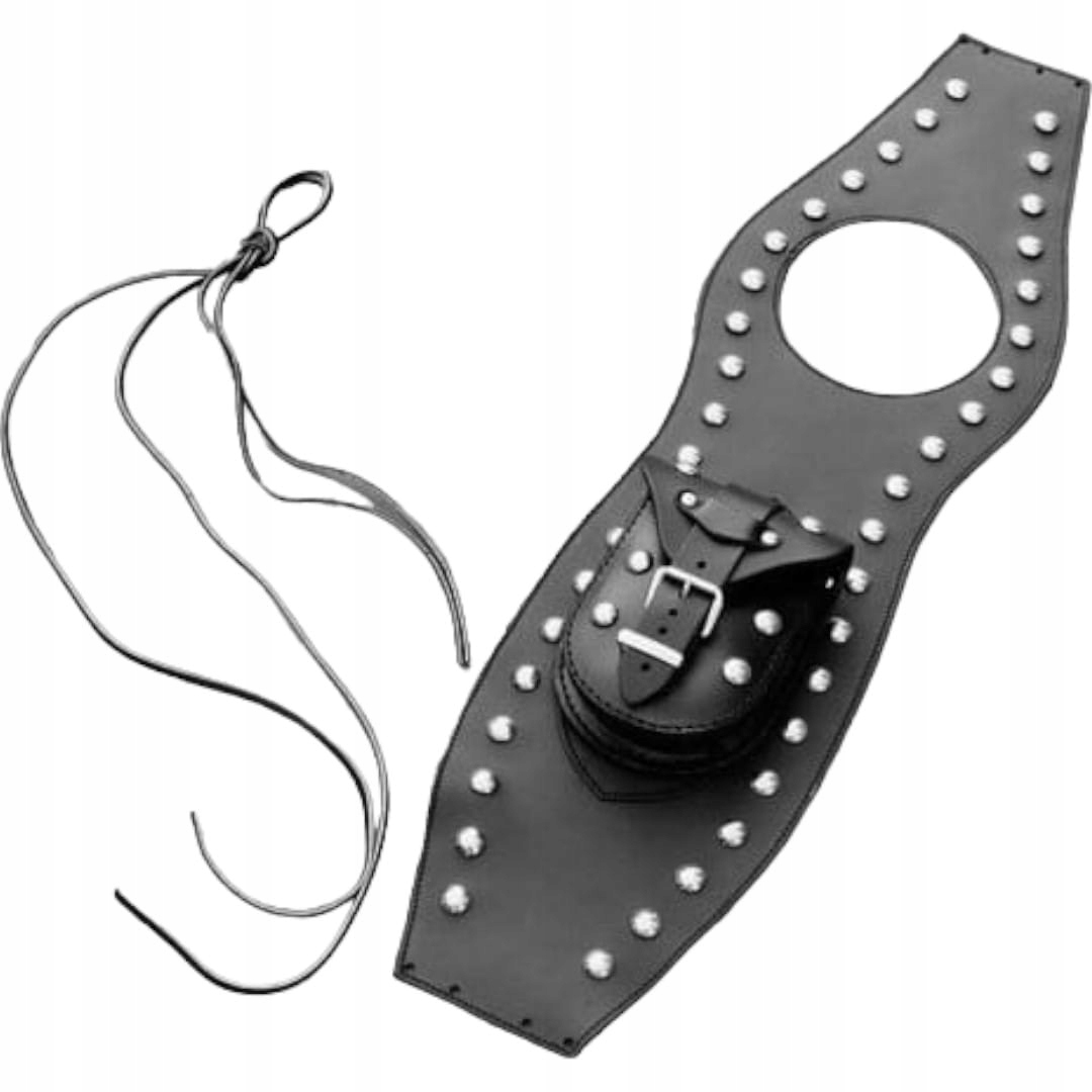 Pás na nádrž Kožená kravata Yamaha Xvs 1300 Midnight Star s cvočkami