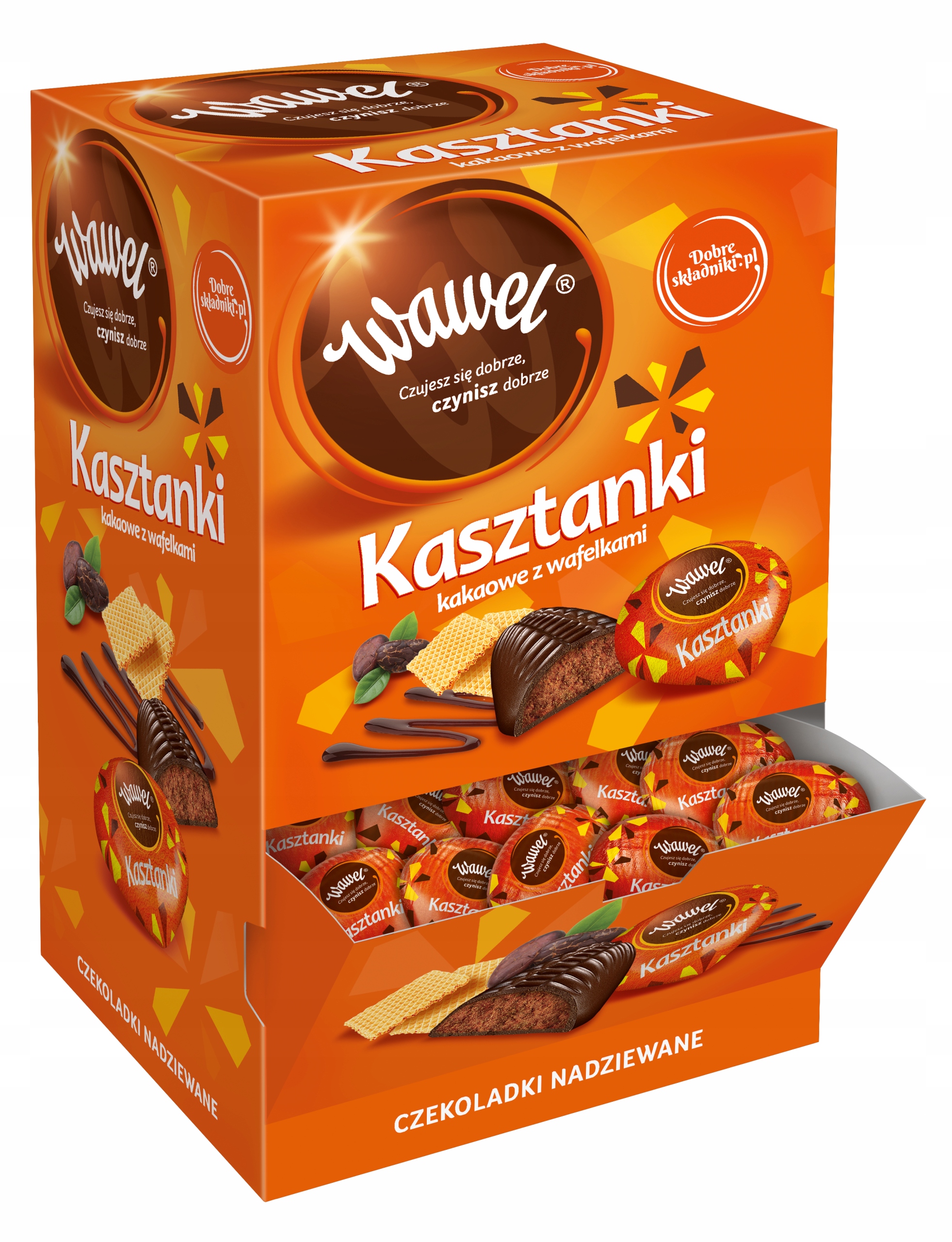 Levně Wawel Kakaové kaštany s oplatkami Plněné čokoládky 2,3 kg/EX