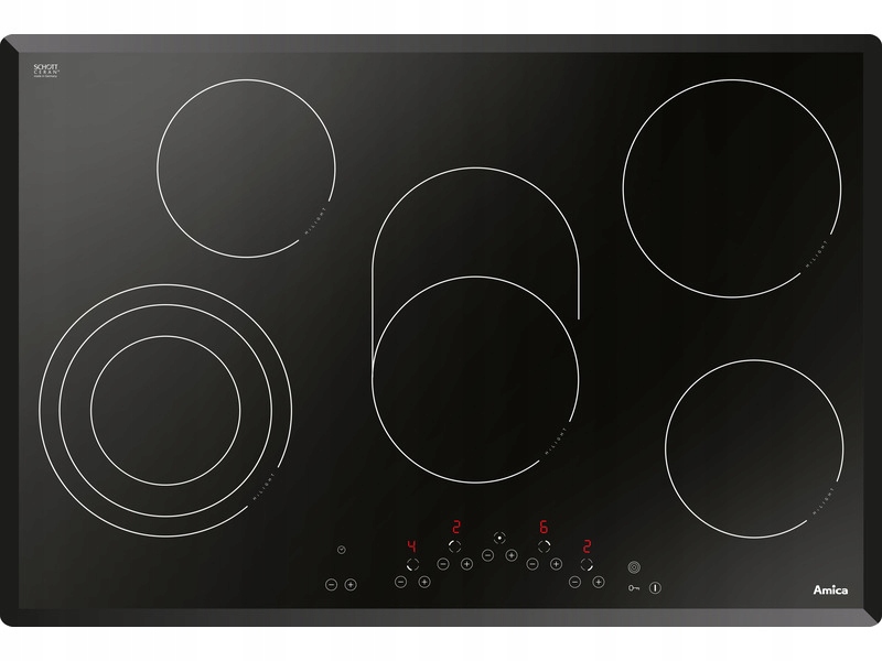 Czarna Płyta ceramiczna AMICA PC7511FT