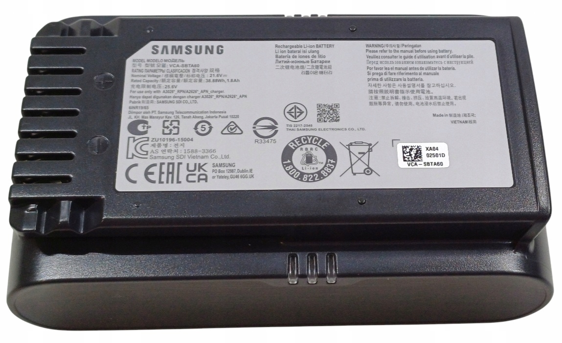 Samsung Jet 60 akumulator VCA-SBTA60 bateria do odkurzacza Oryginalna