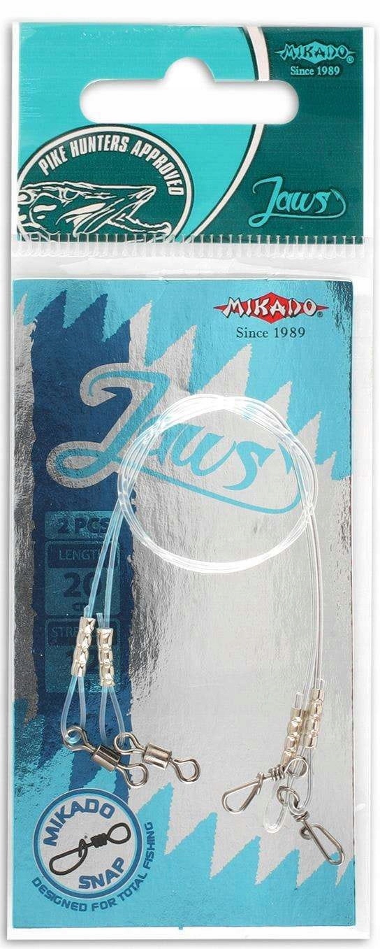 Mikado Jaws Przypony Fluorocarbonowe 45cm/23kg