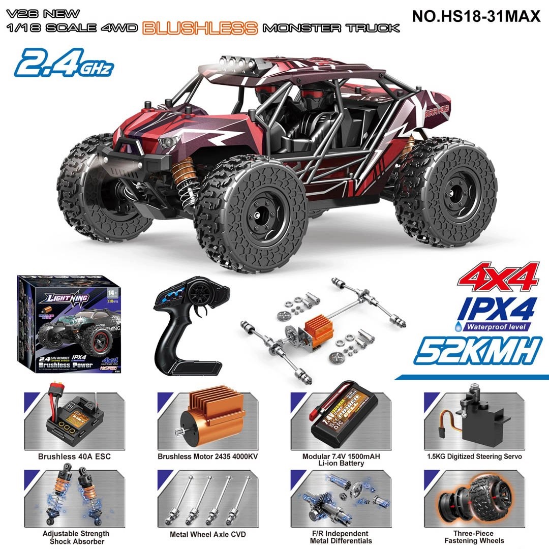 Autko R/ C 2,4GHz Monster Max Ramiz