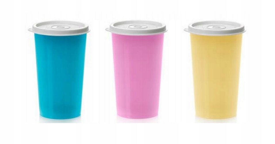 Tupperware Eco+ Kubki 3X330 ml Kolekcja Vintage