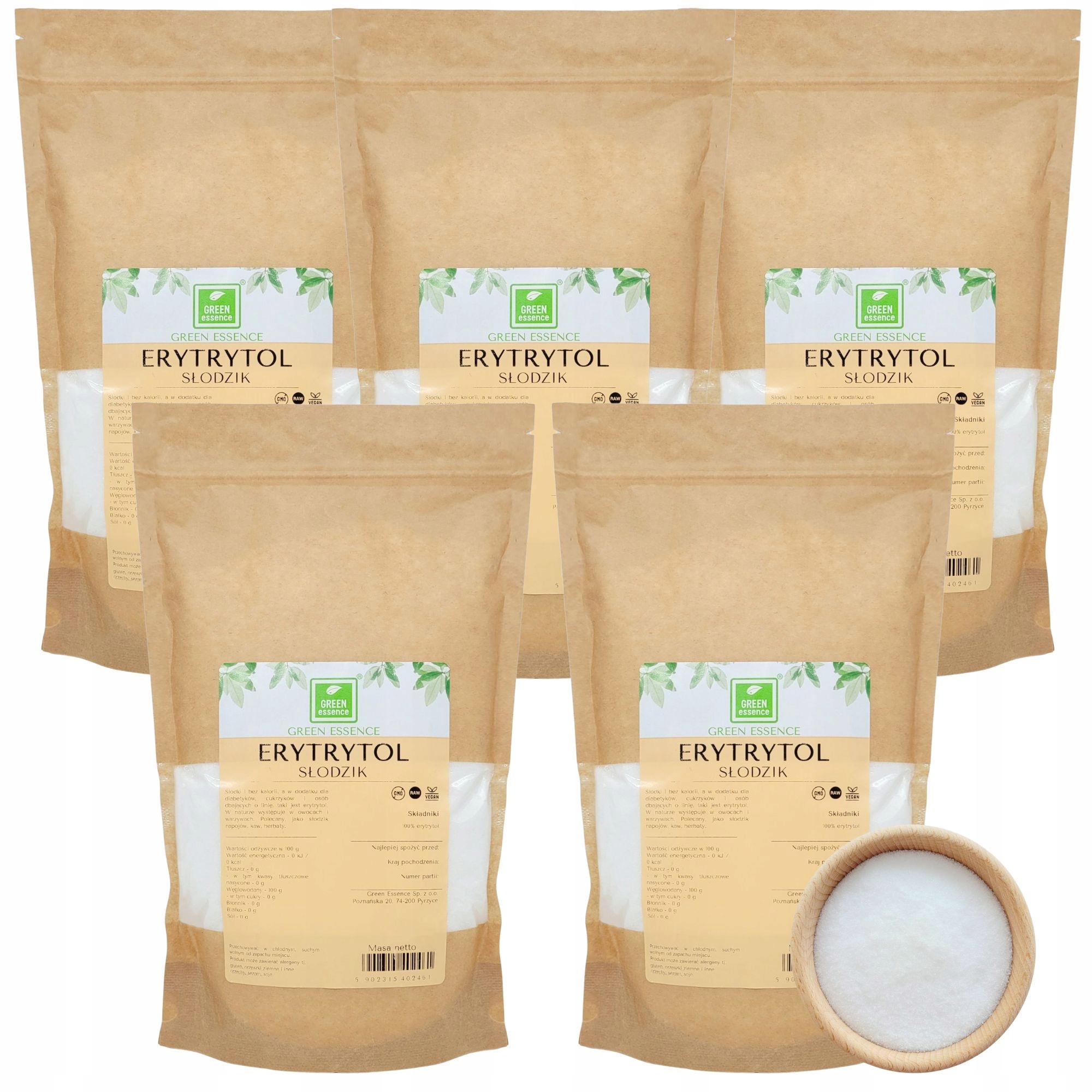 Levně Erytrytol 5kg keto erytrol přírodní sladidlo jako cukr