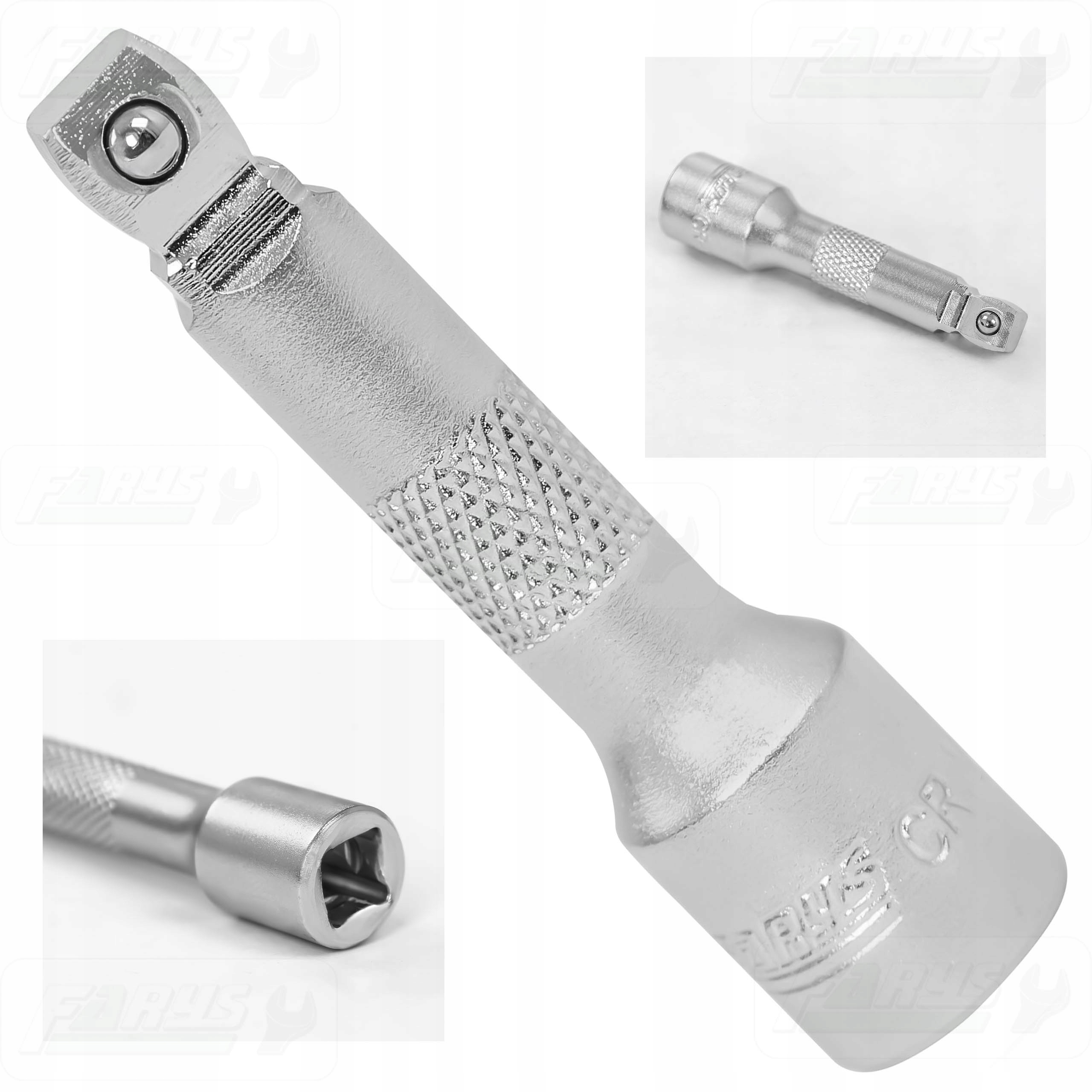 Przedłużka Nasadka Uchylna 1/4'' 50mm CrV Profesjonalna Farys