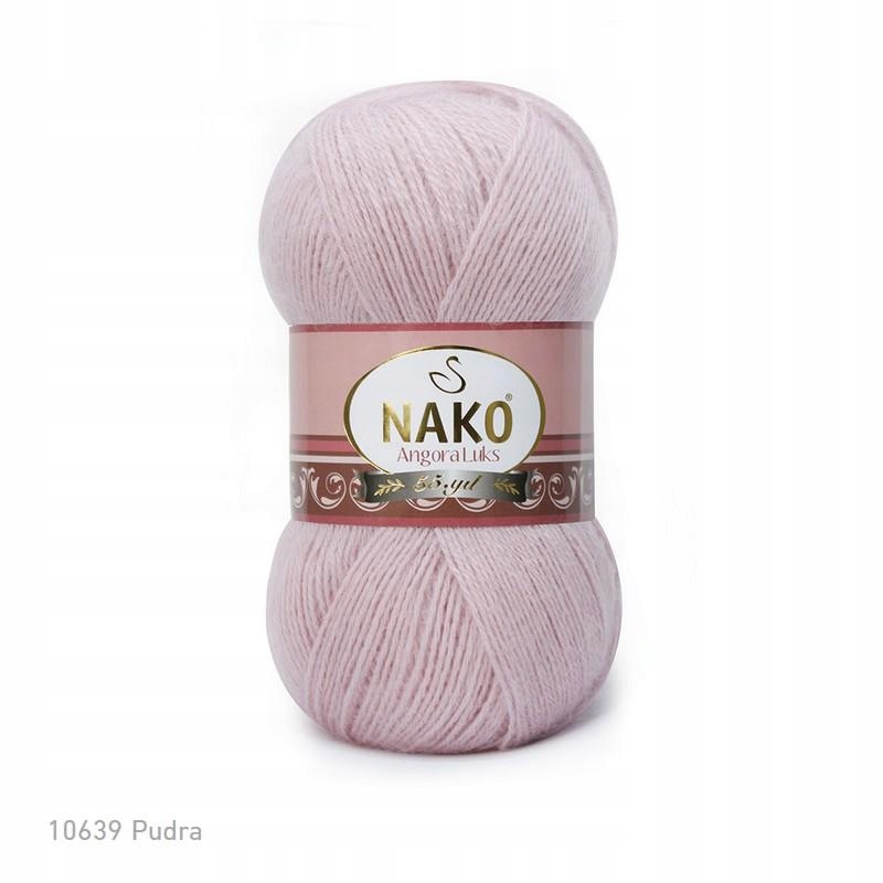 Włóczka Nako Angora Luks moher special 10639 Róż